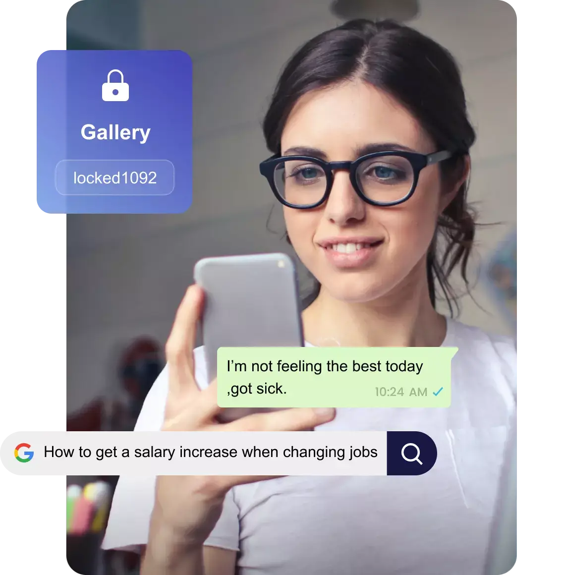 The boss is looking at the employee's search history